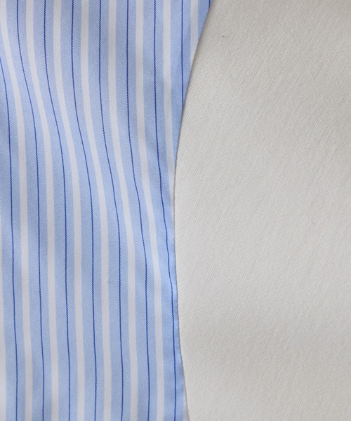 COLLAGE GALLARDAGALANTE（コラージュガリャルダガランテ）の「ポンチドッキングシャツ（シャツ/ブラウス・レディース・ピンク/イエロー/サックスブルー・FREE）」の11枚目の写真