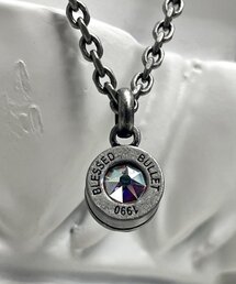 BLESSED BULLET（ブレスドブレッド）の「ビュレットバッグネックレス-ダークシルバー レインボー（ネックレス）」