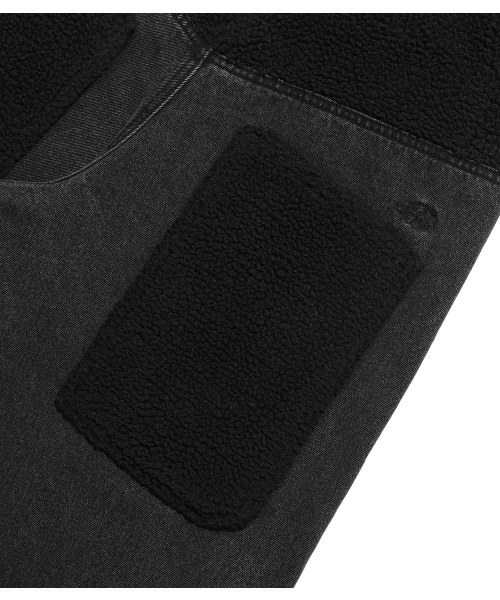 NICE GHOST CLUB(ナイスゴーストクラブ)の「SHERPA BIG POCKET JEANS_BLACK(NG2FFUD111A)(デニムパンツ・レディース・ブラック・SMALL/MEDIUM/LARGE)」の6枚目の写真