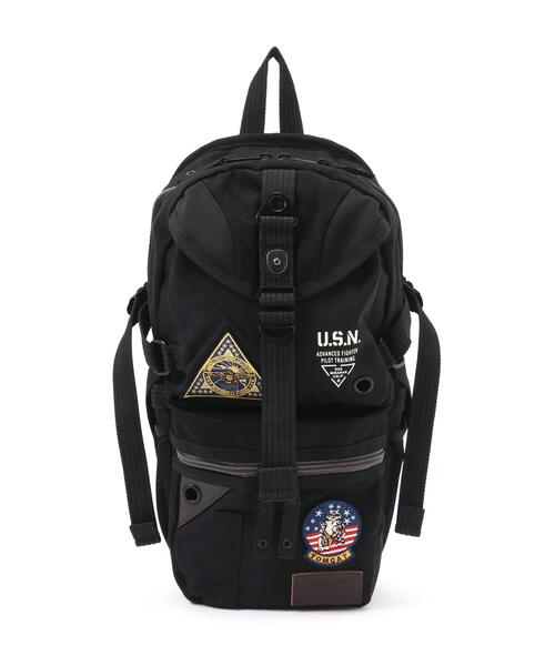 AVIREX（アヴィレックス）の「ONE SHOULDER BAG 'TOP GUN' / ワンショルダーバッグ トップガン / AVIREX / アヴィレックス（ショルダーバッグ・メンズ・ブラック/オリーブ系・F）」の11枚目の写真