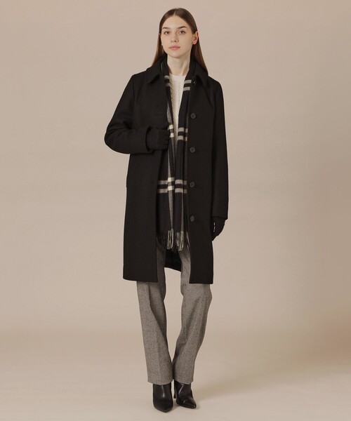 MACKINTOSH LONDON（マッキントッシュ ロンドン）の「【Precious12月号】Wウィンドペンカシミヤストール（マフラー・レディース・ブラック/ブルー系その他2/ホワイト系その他・FREE）」の8枚目の写真