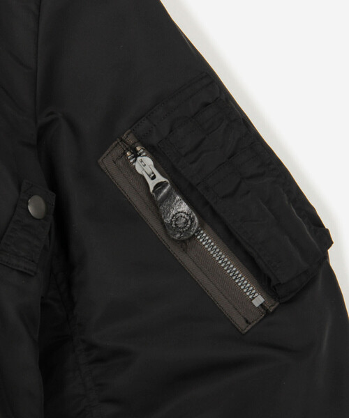 Buzz Rickson's(バズリクソンズ)の「BUZZ RICKSON'S | BLACK MA-1 1st MEN(MA-1・メンズ・ブラック・L/M)」の5枚目の写真