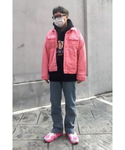RESPECT(リスペクト)の「リスペクトスリットワイドデニムパンツ(サンドブラシウォッシング)(デニムパンツ・メンズ・その他・LARGE/MEDIUM/SMALL/X-LARGE)」の7枚目の写真