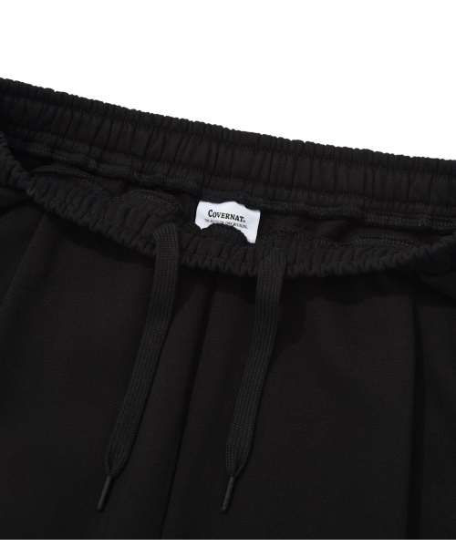 COVERNAT(カバーナット)の「ワンタックセミワイドフィット裏起毛スウェットパンツブラック(スウェットパンツ・レディース・その他・X-SMALL/SMALL/MEDIUM/LARGE/XX-LARGE/X-LARGE)」の4枚目の写真