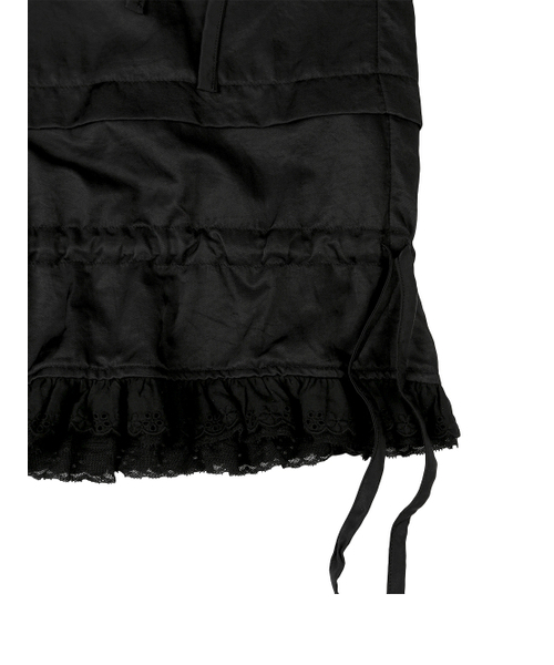 TUOMIO（トゥオミオ）の「RIBBON MIDI PANTS [BLACK]（その他パンツ・レディース・その他・1/2）」の6枚目の写真