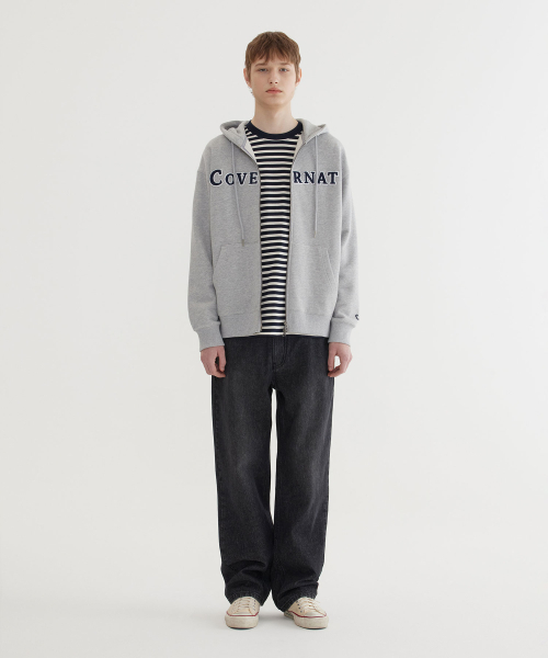 COVERNAT(カバーナット)の「アセンティックロゴフードジップアップメランジェグレー(パーカー・レディース・その他・X-LARGE/XX-LARGE/X-SMALL/SMALL/MEDIUM/LARGE)」の4枚目の写真