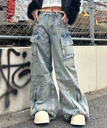 マルチポケットロングストリングパンツ
