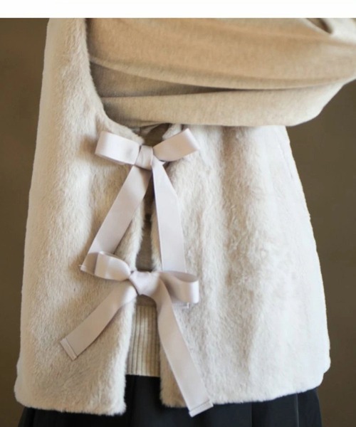 Ehre style（エーレスタイル）の「地味見え回避 コーデの仕上げベスト（ベスト・レディース・ブラック/ベージュ/チャコールグレー/グレー・FREE）」の16枚目の写真