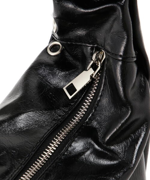 SIS(エスアイエス)の「SIS/エスアイエス/Eyelet Shoulder Bag(ショルダーバッグ・レディース・ブラック・F)」の7枚目の写真