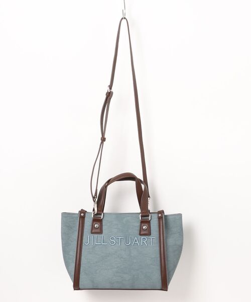 JILL STUART（ジルスチュアート）の「JILL STUART(ジル スチュアート)　パネルデニム　2WAYトート（トートバッグ・レディース・サックスブルー/ネイビー/ピンク・FREE）」の2枚目の写真