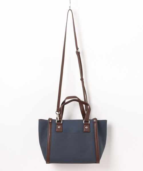 JILL STUART（ジルスチュアート）の「JILL STUART(ジル スチュアート)　パネルデニム　2WAYトート（トートバッグ・レディース・サックスブルー/ネイビー/ピンク・FREE）」の4枚目の写真