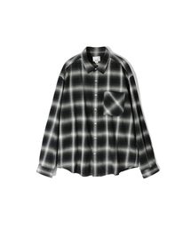 HORLISUN（ホーリーサン）の「Madison Ombre Check Shirt Green（シャツ/ブラウス）」