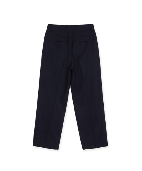 SYNQIA(シンキア)の「アシメトリックプリーツベルテッドトラウザーネイビー(スラックス・メンズ・その他・SMALL/MEDIUM)」の4枚目の写真