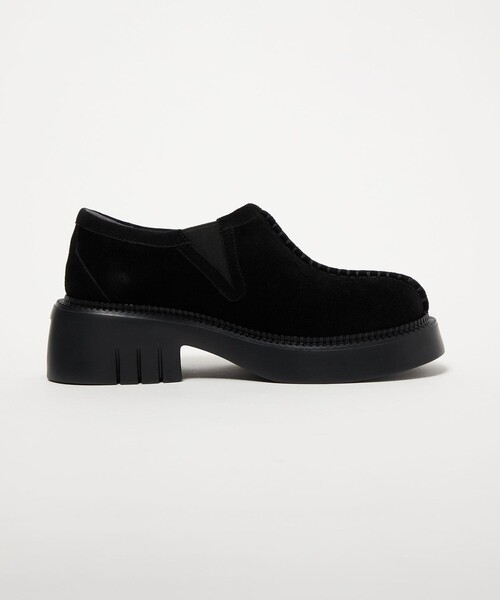 SY UNITED ARROWS(シーユナイテッドアローズ)の「<SY> ラウンド スリッポン SU フラット55↑(スリッポン・レディース・ブラック/ダークブラウン・24.5cm/25cm/23.5cm/22.5cm/23cm/24cm)」の5枚目の写真