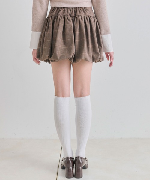 OLIVE des OLIVE（オリーブデオリーブ）の「ダブルリボンバルーンスカート（スカート・レディース・ブラウン/オフホワイト・FREE）」の22枚目の写真