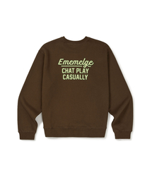 [Mmlg] SIGN BOARD SWEAT (AMBER BROWN)