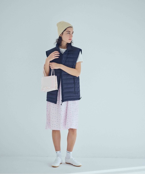 SEA(シー)の「フローラル スモックドレス(ワンピース・レディース・ピンク/ホワイト/チャコールグレー・ONE SIZE)」の8枚目の写真