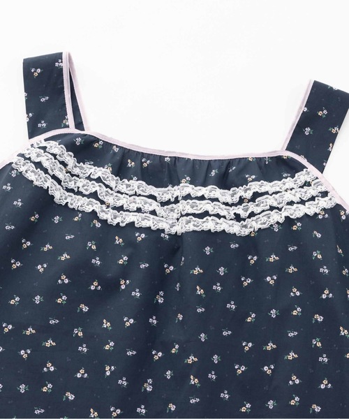 SEA(シー)の「フローラル スモックドレス(ワンピース・レディース・ピンク/ホワイト/チャコールグレー・ONE SIZE)」の14枚目の写真