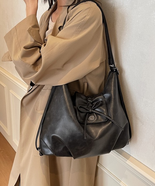 セール】blackdia ocean リボン 2WAY レザーショルダー リュック