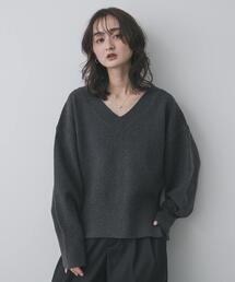 SENSE OF PLACE by URBAN RESEARCH | 『洗濯可』サイドスリットVネックニット(ニット/セーター)