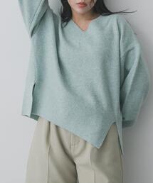 SENSE OF PLACE by URBAN RESEARCH | 『洗濯可』サイドスリットVネックニット(ニット/セーター)