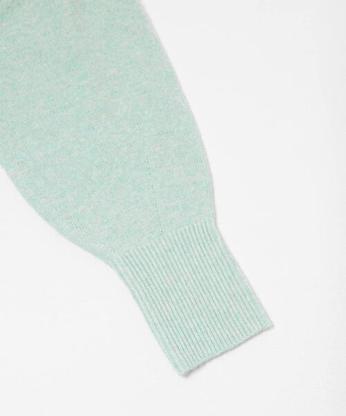 SENSE OF PLACE by URBAN RESEARCH（センスオブプレイスバイアーバンリサーチ）の「『洗濯可』サイドスリットVネックニット（ニット/セーター・レディース・ネイビー/チャコールグレー/アイボリー/ミント・ONE）」の5枚目の写真