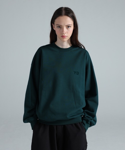 Y-3（ワイスリー）の「Y-3 BRUSHED TERRY CREW SWEAT（スウェット・メンズ・グリーン系その他・X-LARGE/LARGE/MEDIUM/SMALL/X-SMALL/XX-SMALL）」の5枚目の写真