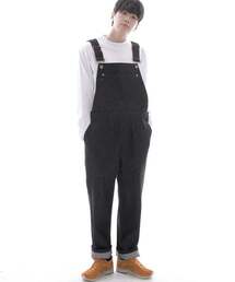 SAINTCREW（セントクルー）の「Worker & Builder Fatigue Denim Overalls WNB-605 Black BKS（サロペット/オーバーオール・メンズ）」