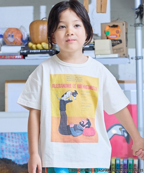 MARKEY'S（マーキーズ）の「【レイモン・サビニャック】別注プリントTee（Tシャツ/カットソー・キッズ・グレー系1/ホワイト系2/ホワイト系1/グレー系2/グレー系3/ホワイト系4/ホワイト系5/ホワイト系3/グレー系5/グレー系4・100/95/90/80/110/150/140/130/120）」の2枚目の写真