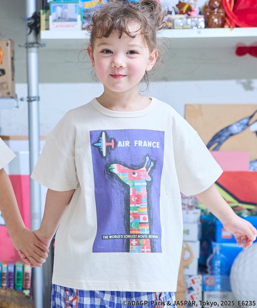 MARKEY'S（マーキーズ）の「【レイモン・サビニャック】別注プリントTee（Tシャツ/カットソー・キッズ・グレー系1/ホワイト系2/ホワイト系1/グレー系2/グレー系3/ホワイト系4/ホワイト系5/ホワイト系3/グレー系5/グレー系4・100/95/90/80/110/150/140/130/120）」の3枚目の写真