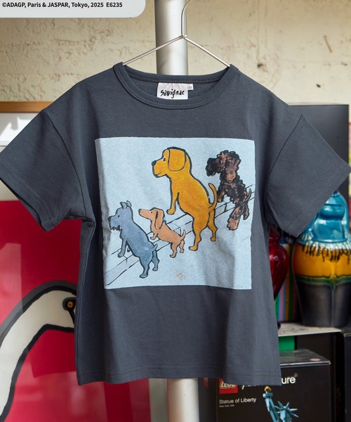 MARKEY'S（マーキーズ）の「【レイモン・サビニャック】別注プリントTee（Tシャツ/カットソー・キッズ・グレー系1/ホワイト系2/ホワイト系1/グレー系2/グレー系3/ホワイト系4/ホワイト系5/ホワイト系3/グレー系5/グレー系4・100/95/90/80/110/150/140/130/120）」の9枚目の写真