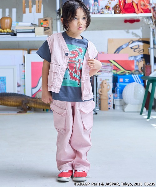 MARKEY'S（マーキーズ）の「【レイモン・サビニャック】別注プリントTee（Tシャツ/カットソー・キッズ・グレー系1/ホワイト系2/ホワイト系1/グレー系2/グレー系3/ホワイト系4/ホワイト系5/ホワイト系3/グレー系5/グレー系4・100/95/90/80/110/150/140/130/120）」の17枚目の写真