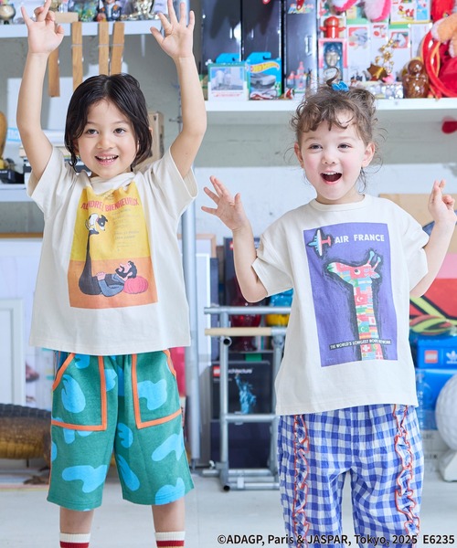 MARKEY'S（マーキーズ）の「【レイモン・サビニャック】別注プリントTee（Tシャツ/カットソー・キッズ・グレー系1/ホワイト系2/ホワイト系1/グレー系2/グレー系3/ホワイト系4/ホワイト系5/ホワイト系3/グレー系5/グレー系4・100/95/90/80/110/150/140/130/120）」の19枚目の写真