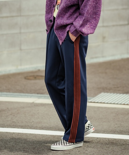 En serio TOKYO(エンソリオトーキョー)の「ラインジャージトラックパンツ(その他パンツ・メンズ・ネイビー/ラベンダー/ストライプ/ダークブラウン/ホワイト/グレー/ブラック・SMALL/MEDIUM/LARGE)」の22枚目の写真
