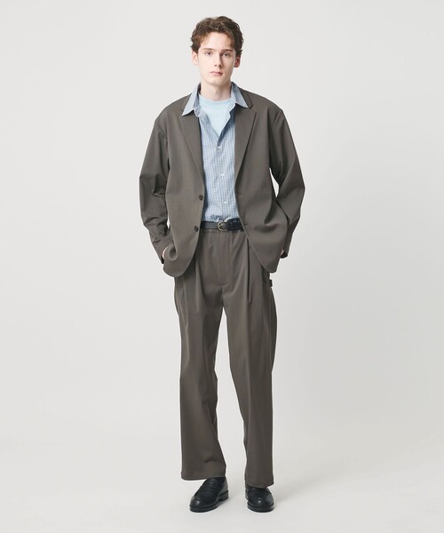 Aer(エアー)の「<Aer x BEAUTY&YOUTH>バーサティリティ ジャケット 撥水 ストレッチ(テーラードジャケット・メンズ・ブラック/オリーブ・S/M/L)」の19枚目の写真