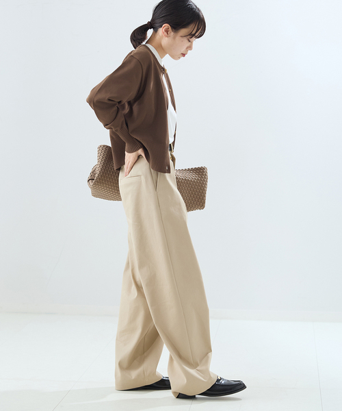 journal standard L'essage(ジャーナルスタンダードレサージュ)の「CORNU チャームカーディガン(カーディガン/ボレロ・レディース・ブルー/ブラウン/ネイビー・FREE)」の5枚目の写真