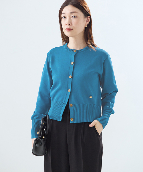 journal standard L'essage(ジャーナルスタンダードレサージュ)の「CORNU チャームカーディガン(カーディガン/ボレロ・レディース・ブルー/ブラウン/ネイビー・FREE)」の10枚目の写真