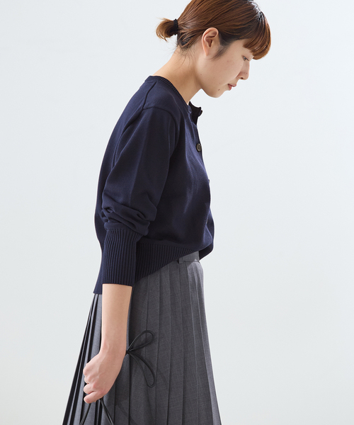 journal standard L'essage(ジャーナルスタンダードレサージュ)の「CORNU チャームカーディガン(カーディガン/ボレロ・レディース・ブルー/ブラウン/ネイビー・FREE)」の15枚目の写真