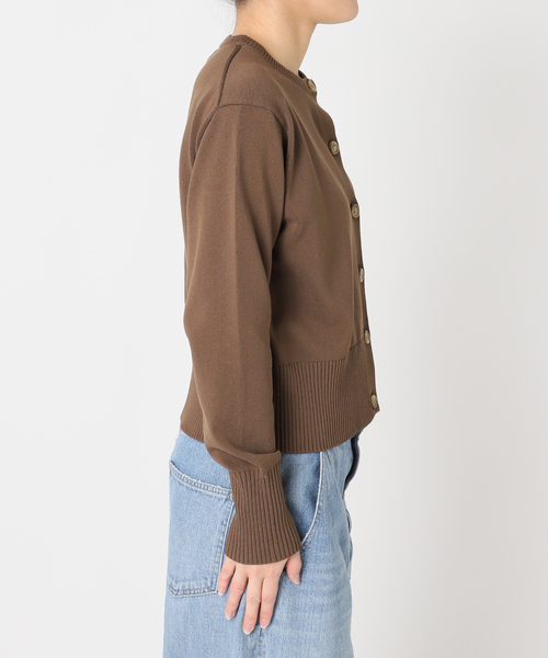 journal standard L'essage(ジャーナルスタンダードレサージュ)の「CORNU チャームカーディガン(カーディガン/ボレロ・レディース・ブルー/ブラウン/ネイビー・FREE)」の19枚目の写真