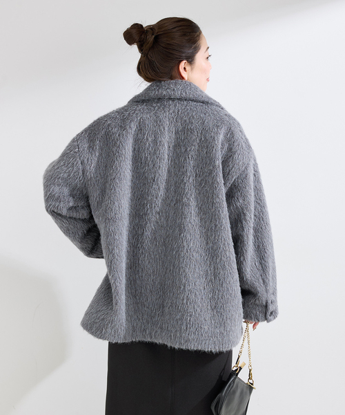 セール】シャギーピーコート（その他アウター）｜B.C STOCK（ベーセー