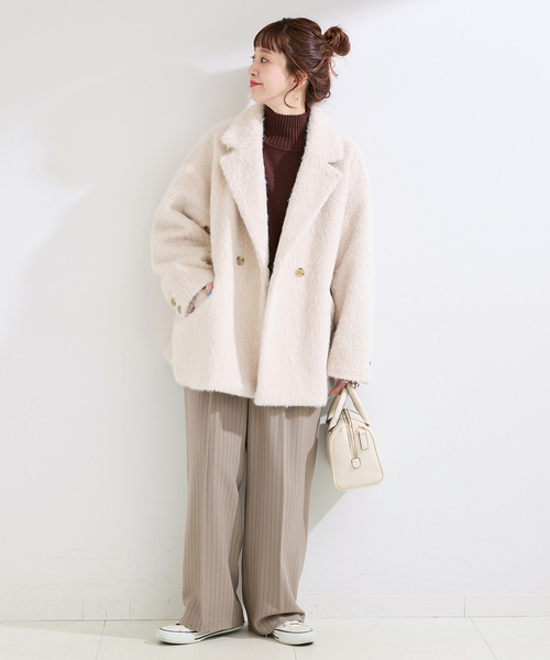 【新品未使用】定価27万CYCLASシャギーピーコート 優待価格[S・girasole]シャギーコート | KOBUNSHA SELECT SHOP | 優待