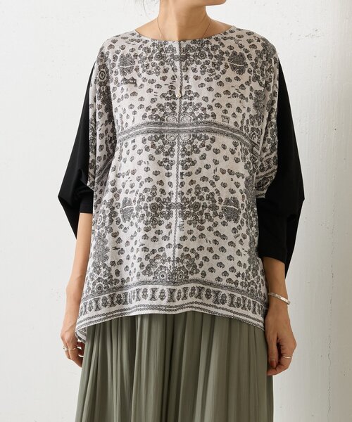 BEARDSLEY（ビアズリー）の「PARKプリントカットソー（Tシャツ/カットソー・レディース・オレンジ/ブラック・FREE）」の3枚目の写真