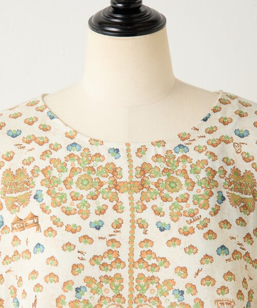 BEARDSLEY（ビアズリー）の「PARKプリントカットソー（Tシャツ/カットソー・レディース・オレンジ/ブラック・FREE）」の14枚目の写真