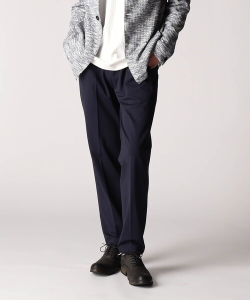 NICOLE CLUB FOR MEN(ニコルクラブフォーメン)の「スムースジャージイージースラックス(その他パンツ・メンズ・ネイビー/ブラック/ブルー系・SMALL/MEDIUM/LARGE/X-LARGE)」の2枚目の写真