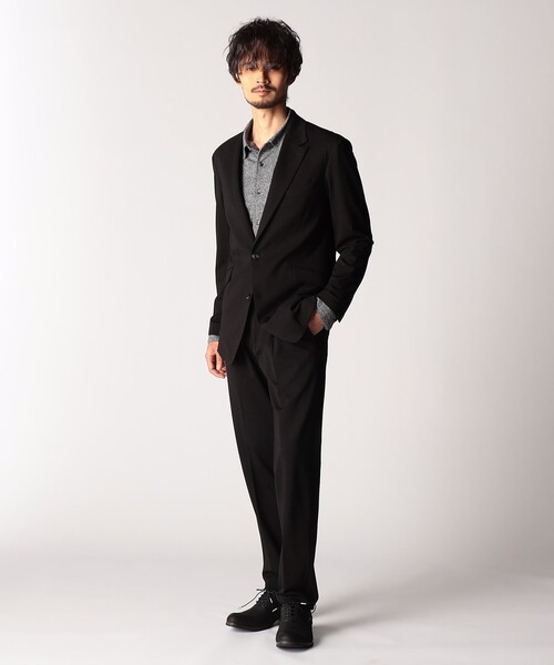 NICOLE CLUB FOR MEN(ニコルクラブフォーメン)の「スムースジャージイージースラックス(その他パンツ・メンズ・ネイビー/ブラック/ブルー系・SMALL/MEDIUM/LARGE/X-LARGE)」の4枚目の写真