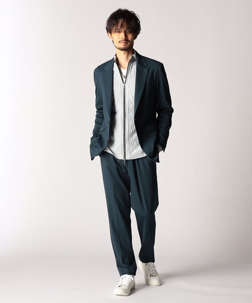 NICOLE CLUB FOR MEN(ニコルクラブフォーメン)の「スムースジャージイージースラックス(その他パンツ・メンズ・ネイビー/ブラック/ブルー系・SMALL/MEDIUM/LARGE/X-LARGE)」の5枚目の写真