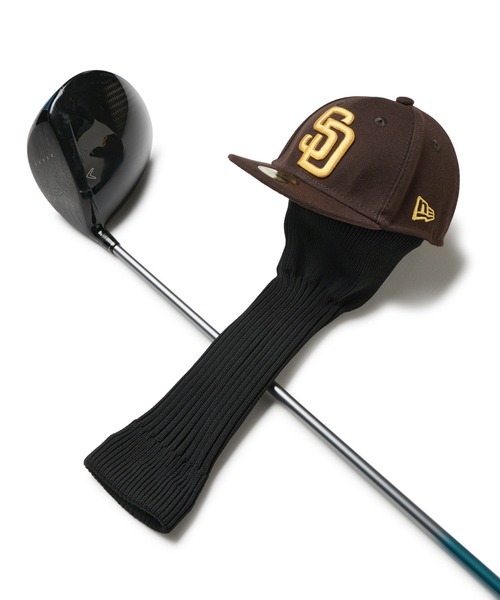 NEW ERA（ニューエラ）の「ニューエラ ゴルフ ヘッドカバー MLB（ゴルフグッズ・メンズ・ブルー/ブラウン/ネイビー・ONE SIZE）」の2枚目の写真