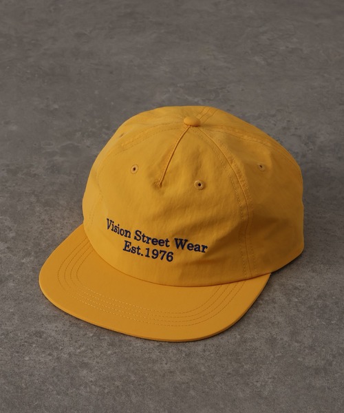 VISION STREET WEAR（ヴィジョンストリートウェア）の「【VISION STREET WEAR/ヴィジョンストリートウェア】Anniversary Graphic Nylon cap/グラフィック ナイロンキャップ（キャップ・メンズ・ブルー/ブラック/マスタード/ピンク・FREE）」の3枚目の写真