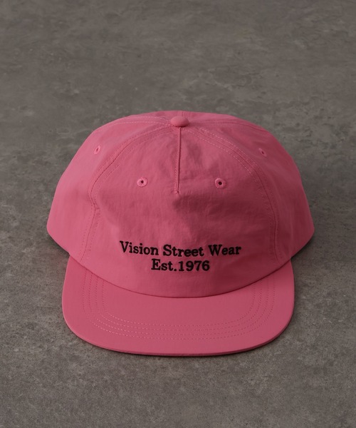 VISION STREET WEAR（ヴィジョンストリートウェア）の「【VISION STREET WEAR/ヴィジョンストリートウェア】Anniversary Graphic Nylon cap/グラフィック ナイロンキャップ（キャップ・メンズ・ブルー/ブラック/マスタード/ピンク・FREE）」の8枚目の写真