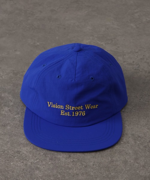 VISION STREET WEAR（ヴィジョンストリートウェア）の「【VISION STREET WEAR/ヴィジョンストリートウェア】Anniversary Graphic Nylon cap/グラフィック ナイロンキャップ（キャップ・メンズ・ブルー/ブラック/マスタード/ピンク・FREE）」の6枚目の写真